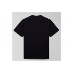 Napapijri Kasba Ανδρικό Κοντομάνικο T-Shirt Μαύρο