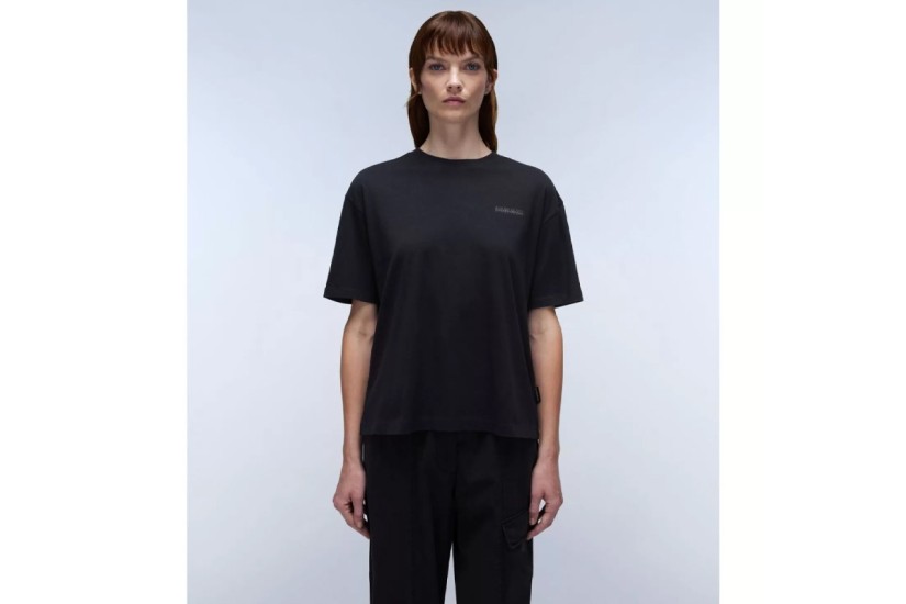 Napapijri S-Bise Γυναικείο Κοντομάνικο T-Shirt Μαύρο