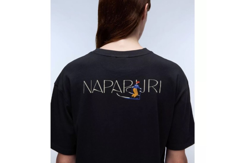 Napapijri S-Bise Γυναικείο Κοντομάνικο T-Shirt Μαύρο