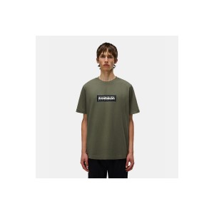 Napapijri Box Logo Jersey T-Shirt Ανδρικό (NP0A4I3LG0A1)