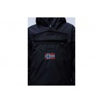 Napapijri Rainforest Next Anorak Ανδρικό Αντιανεμικό Μπουφάν Μαύρο