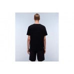 Napapijri Lari Ανδρικό Κοντομάνικο T-Shirt Μαύρο