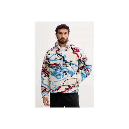 Napapijri Fiemme Ανδρική Ζακέτα Fleece Εκρού, Διάφορα χρώματα