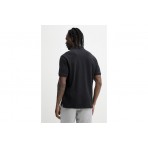 Napapijri Small Box Ανδρική Κοντομάνικη Μπλούζα Polo Μαύρη