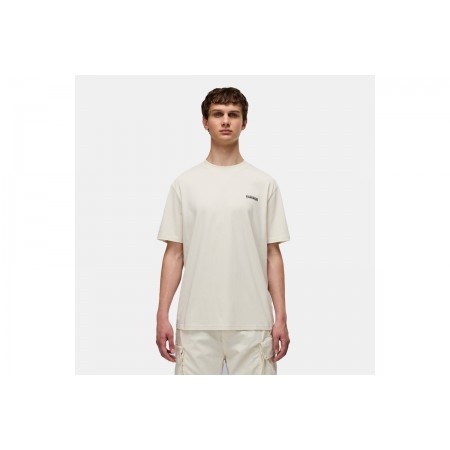 Napapijri Ανδρικό Κοντομάνικο T-Shirt Εκρού