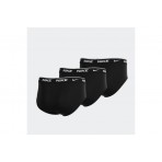 Nike Everyday Cotton Stretch Ανδρικό Εσώρουχο Σλιπ 3 Τεμάχια