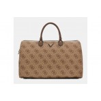 Guess Berta Travel Τσάντα Ωμου - Χειρός Fashion (OB8688416 LATTE LOGO-BROWN)