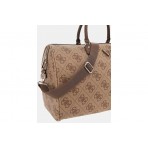 Guess Berta Travel Τσάντα Ωμου - Χειρός Fashion (OB8688416 LATTE LOGO-BROWN)