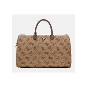 Guess Berta Travel Τσάντα Ώμου - Χειρός Fashion (OB8688416 LATTE LOGO-BROWN)