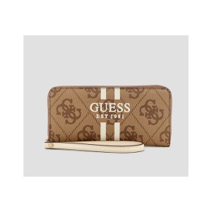 Guess Laurel 4G Logo Maxi Πορτοφόλι (OS7459146 LATTE LOGO)