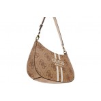 Guess Noelle 4G Logo Τσάντα Ωμου Fashion (OS967218 LATTE LOGO)