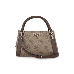 Guess Karnilla Logo Τσάντα Ώμου - Χειρός (OS990106 LATTE LOGO-BROWN)