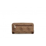 Guess Karnilla 4G Maxi Πορτοφόλι (OS9901146 LATTE LOGO-BROWN)