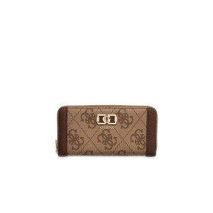 Guess Karnilla 4G Maxi Πορτοφόλι (OS9901146 LATTE LOGO-BROWN)