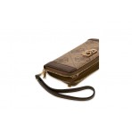 Guess Karnilla 4G Maxi Πορτοφόλι (OS9901146 LATTE LOGO-BROWN)