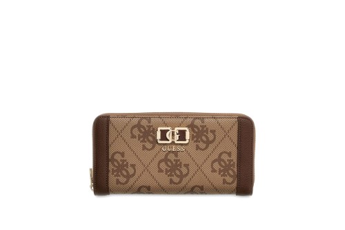 Guess Karnilla 4G Maxi Πορτοφόλι (OS9901146 LATTE LOGO-BROWN)