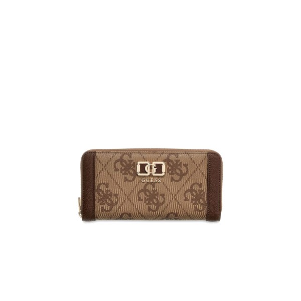 Guess Karnilla 4G Maxi Πορτοφόλι (OS9901146 LATTE LOGO-BROWN)
