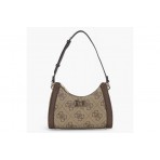 Guess Karnilla Logo Τσάντα Ώμου (OS990118 LATTE LOGO-BROWN)