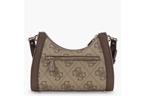 Guess Karnilla Logo Τσάντα Ώμου (OS990118 LATTE LOGO-BROWN)