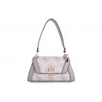 Guess Karnilla Logo Τσάντα Ώμου (OS990119 DARK TAUPE LOGO)