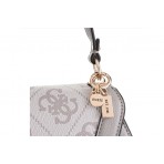 Guess Karnilla Logo Τσάντα Ώμου (OS990119 DARK TAUPE LOGO)