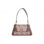 Guess Karnilla Logo Τσάντα Ώμου (OS990119 LATTE LOGO-BROWN)