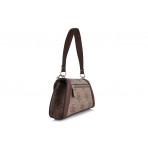 Guess Karnilla Logo Τσάντα Ώμου (OS990119 LATTE LOGO-BROWN)