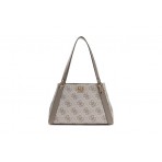 Guess Karnilla Logo Τσάντα Ώμου - Χειρός Πουρό