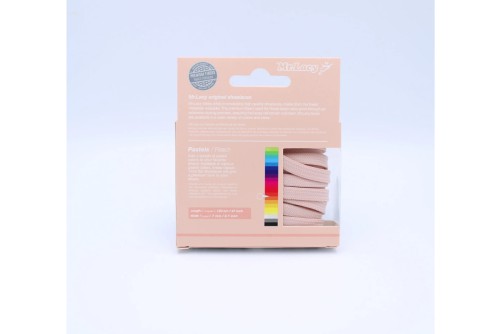 Mr.lacy Pastels 120Cm Κορδόνια Ελαστικά (PASTELS PEACH)