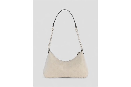 Guess Dita Logo Τσάντα Ώμου (PD760218 LIGHT TAUPE LOGO)