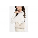 Guess Dita Logo Τσάντα Ώμου (PD760218 LIGHT TAUPE LOGO)