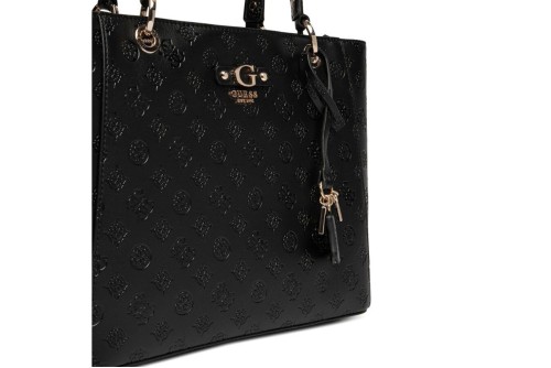 Guess Dita Logo Τσάντα Tote (PD760225 BLACK LOGO)