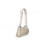 Guess Cresidia 4G Peony Logo Τσάντα Ώμου (PD988818 OFF WHITE LOGO)