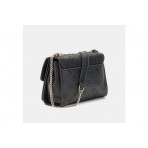 Guess Cresidia 4G Peony Logo Mini Τσαντάκι Χιαστί - Ώμου (PG934921 BLACK)