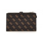 Guess Laurel Slg Πορτοφόλι (QE8500157 BROWN LOGO)