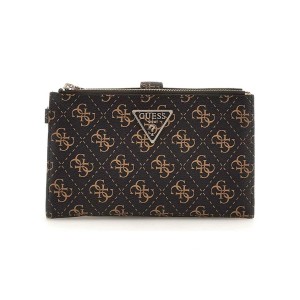 Guess Laurel Slg Πορτοφόλι (QE8500157 BROWN LOGO)