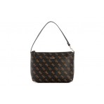 Guess Power Play II 4G Logo Τσάντα Shopper Καφέ, Μπεζ