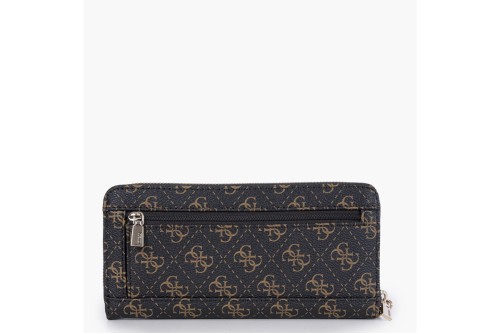 Guess Laurel 4G Logo Maxi Πορτοφόλι (QL7459146 BROWN LOGO)