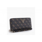 Guess Laurel 4G Logo Maxi Πορτοφόλι (QL7459146 BROWN LOGO)