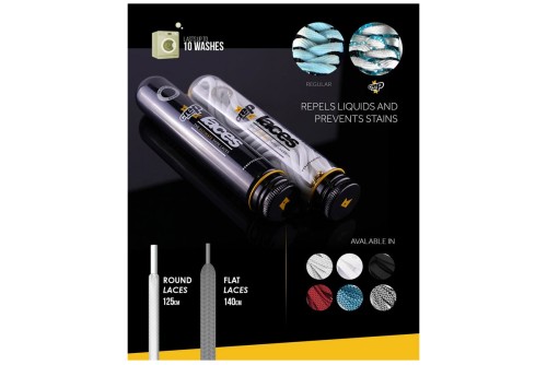 Crep Protect The Ultimate Sneaker Laces Κορδόνια Ελαστικά (ROUND LACES WHITE)