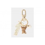 Guess Logo-Script Teddy Μπρελόκ Μόδας Χρυσό