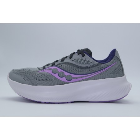 Saucony Cohesion 18 Αθλητικά Παπούτσια για Τρέξιμο Γκρι, Λιλά