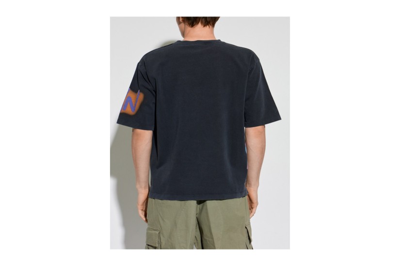 Dsquared2 Rebel Tags Ανδρικό Κοντομάνικο T-Shirt Ανθρακί