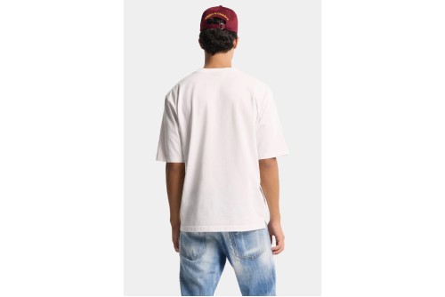 Dsquared2 X Felix Chesher Print T-Shirt Ανδρικό (S71GD1654 D20033 100)