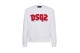 Dsquared2 Cool Fit Tee Ανδρική Μακρυμάνικη Μπλούζα Λευκή, Κόκκινη