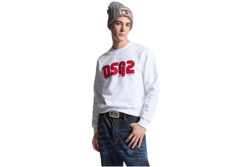Dsquared2 Cool Fit Crewneck Μπλούζα Με Λαιμόκοψη Ανδρική (S71GU0683S25516 100)