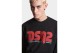 Dsquared2 Cool Fit Tee Ανδρική Μακρυμάνικη Μπλούζα Μαύρη, Κόκκινη