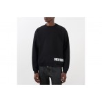 Dsquared2 Obsessed2 Relax Fit Ανδρική Μακρυμάνικη Μπλούζα με Λαιμόκοψη Μαύρη