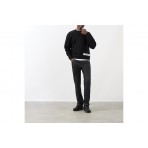 Dsquared2 Obsessed2 Relax Fit Ανδρική Μακρυμάνικη Μπλούζα με Λαιμόκοψη Μαύρη