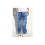 Dsquared2 Light Clean Baby Blue Wash London Bro Ανδρικό Τζιν Παντελόνι 